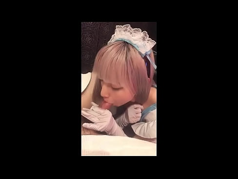 ❤️ 日本のアイドル「まゆか」、フレンチメイドのコスプレ、その1、ローションでフェラチオ、自慰行為 ️ 上質ポルノ ❌️